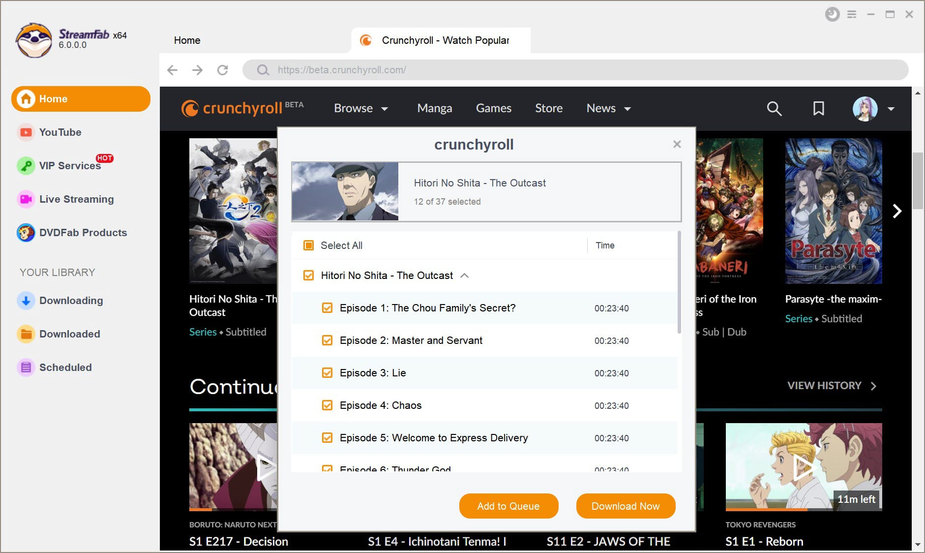 how to watch crunchyroll offline