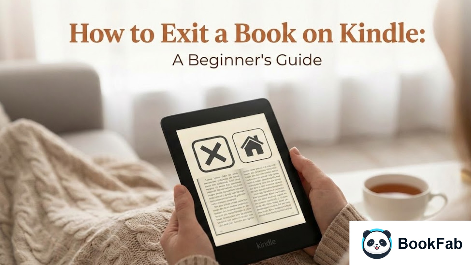 How to Exit a Book on Kindle E-readers