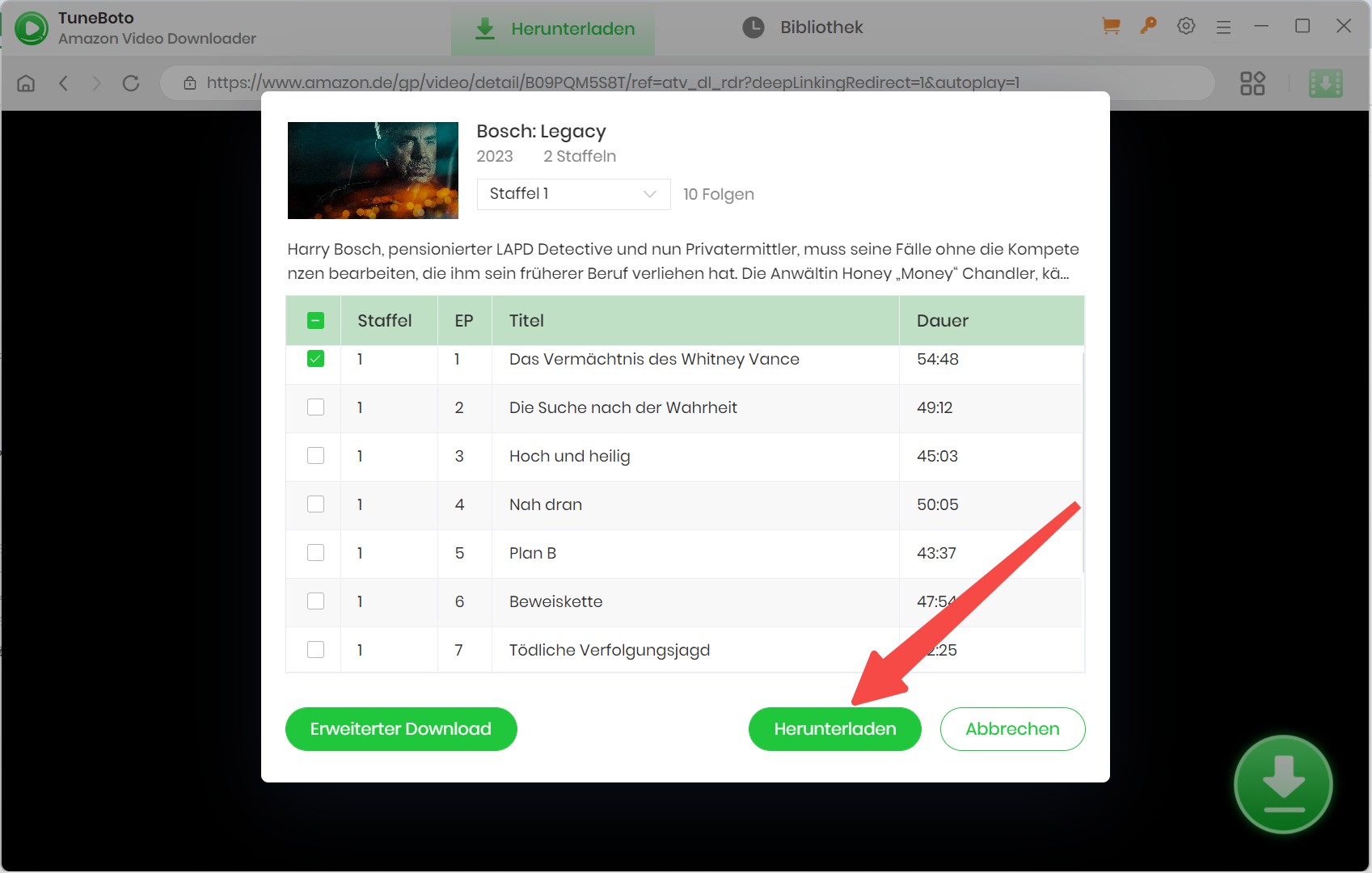 Anleitung zum Amazon Videos Download mit TuneBoto Amazon Video Downloader