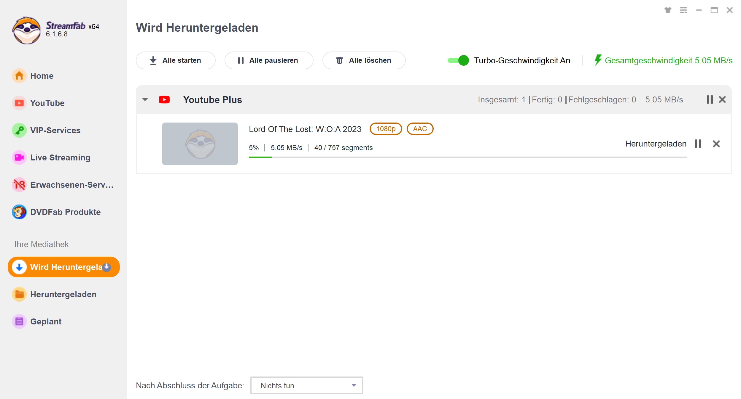 Anleitung zum MagentaMusik Video Download mit StreamFab Video Downloader