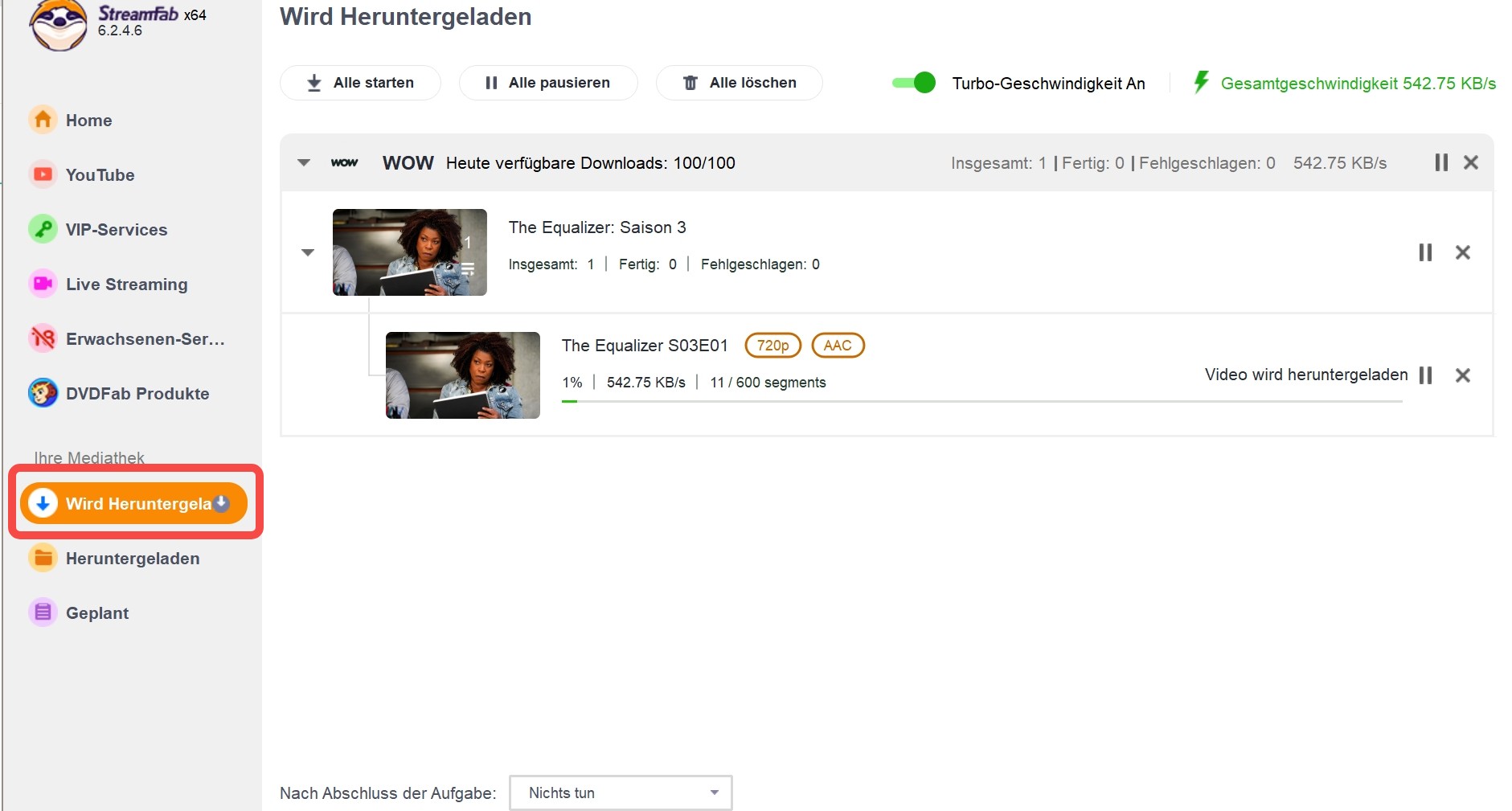 Schritt-für-Schritt-Anleitung zur Nutzung von StreamFab WOW Downloader