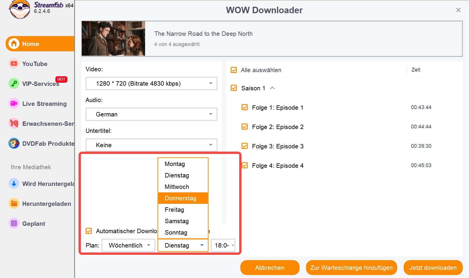 Vorteile des StreamFab WOW Downloader