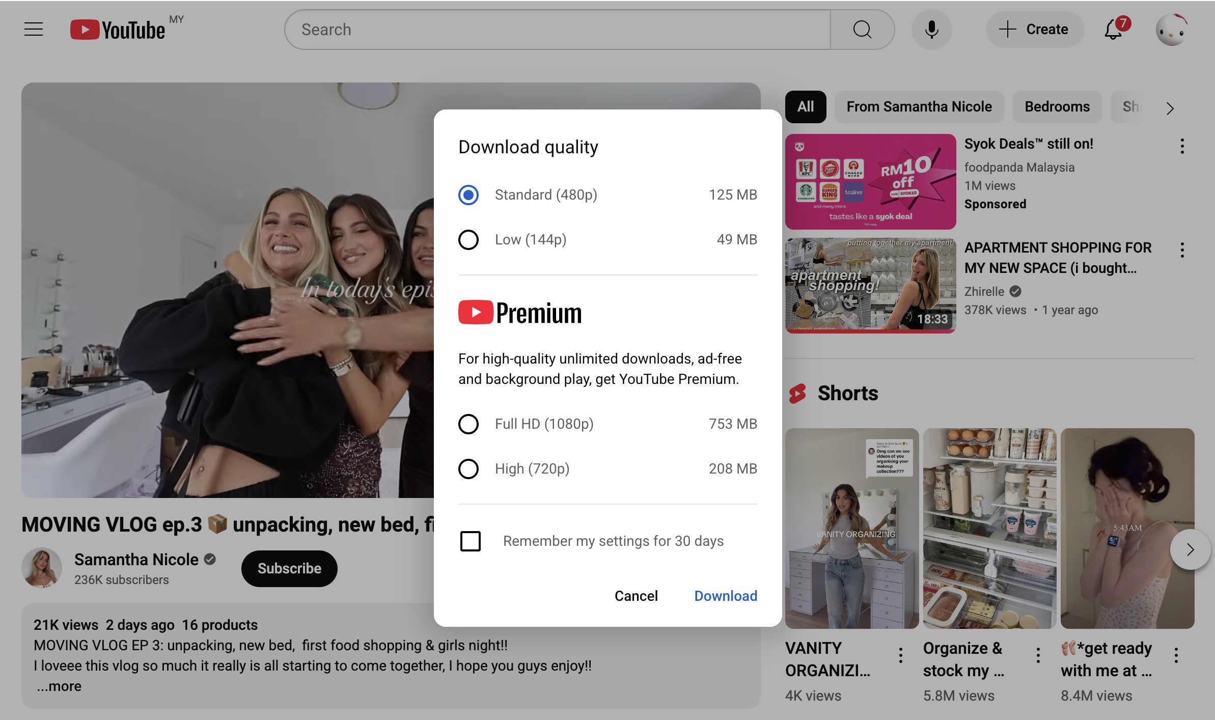 Comment télécharger une vidéo de YouTube : limitations de YouTube