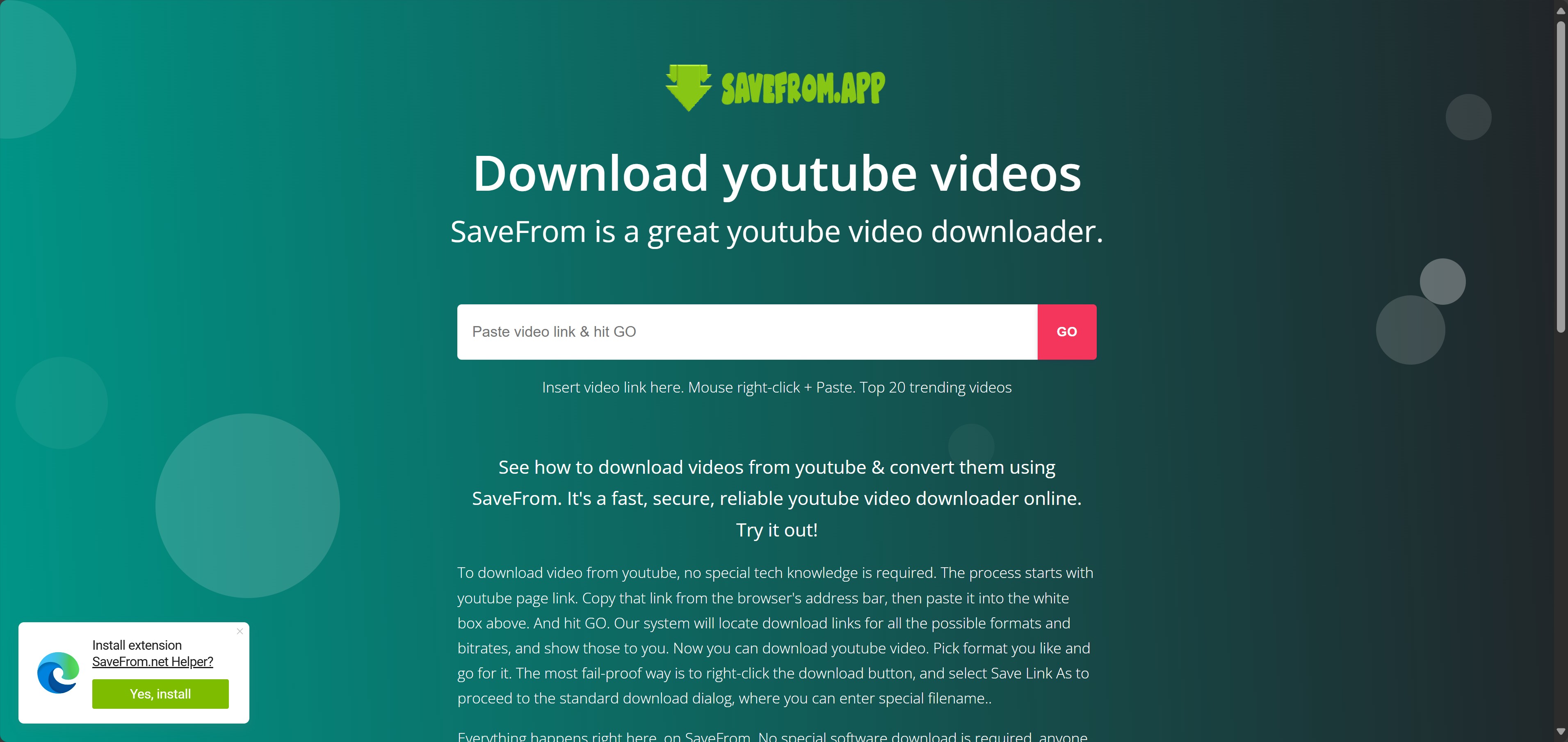 download sexy videos with SaveFrom
