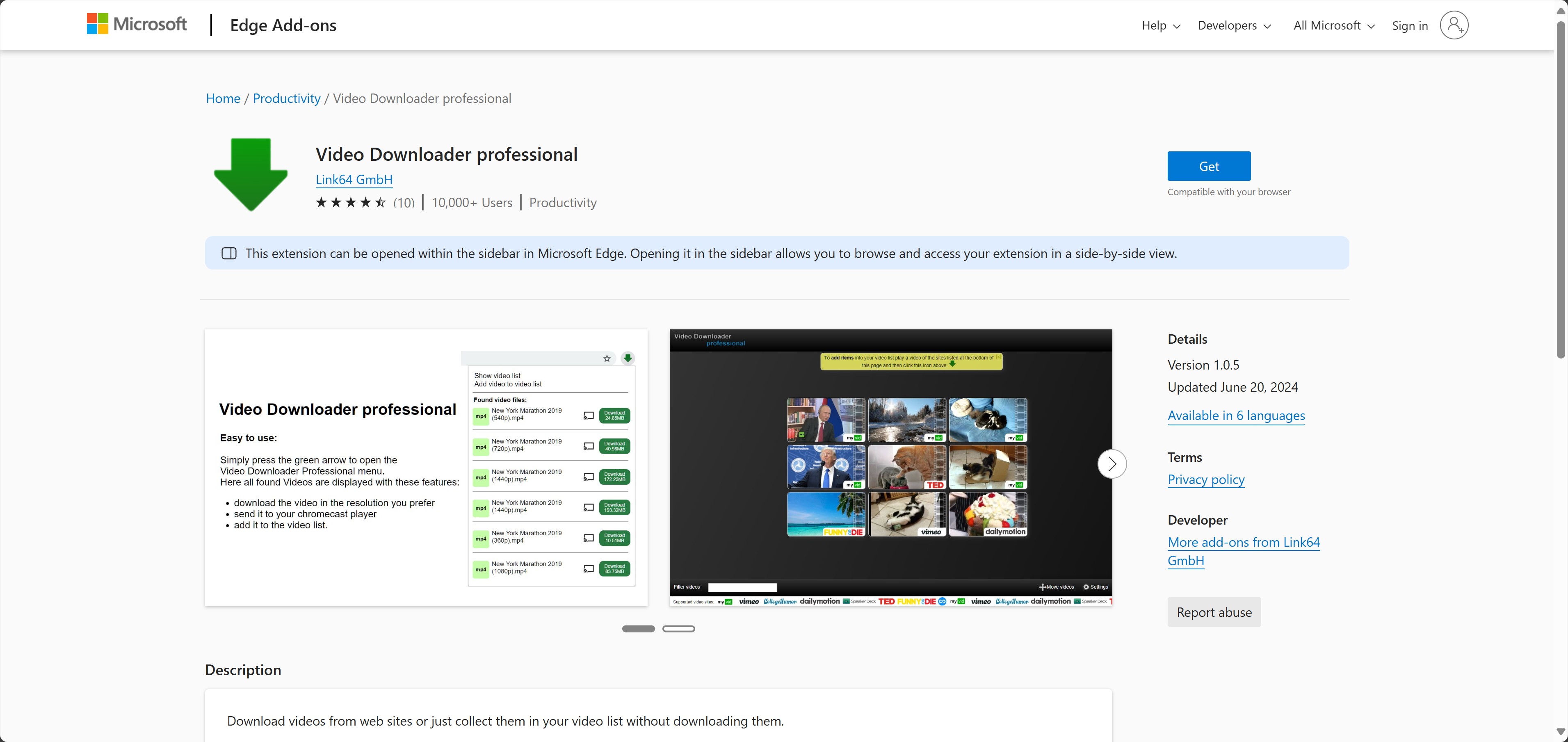 download sexy videos with Video Downloader Professional