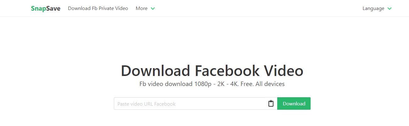 How to save Facebook videos to camera roll through SnapSave online tool 