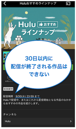 huluダウンロードできない
