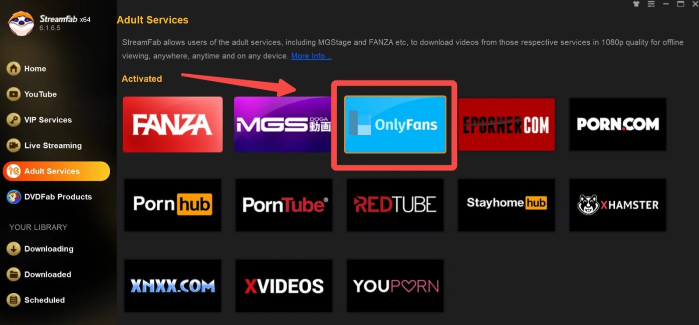 onlyfans video downloader for pc: streamfab onlyfans downloader