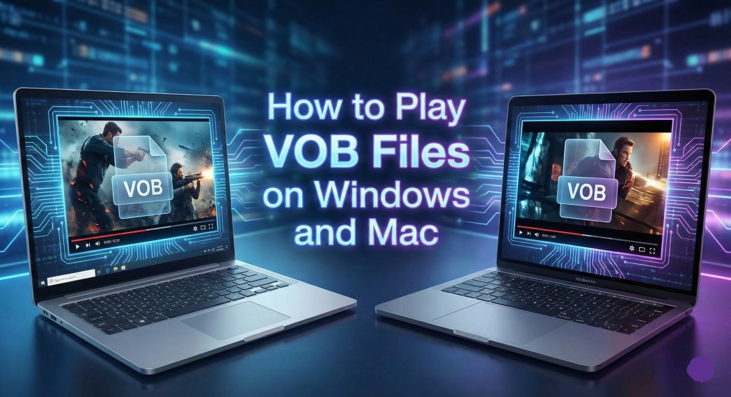 How to Play VOB Files on Windows 10/11 and Mac [2026 Solved]