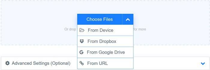 Convert WAV to MP4:Part 3. Convert WAV to MP4 online with a WAV to MP4 conversion service