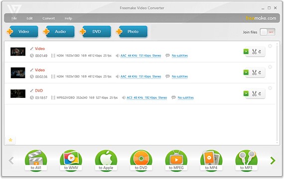 free video to dvd converter: Freemake Video Converter