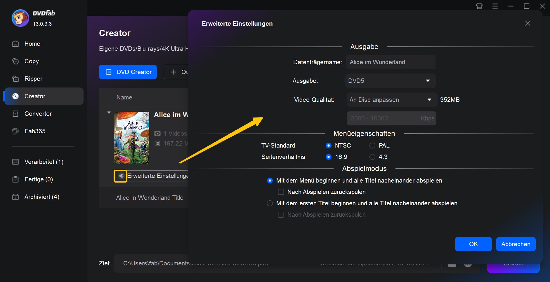 DVDs mit Untertiteln brennen mit DVDFab DVD Creator