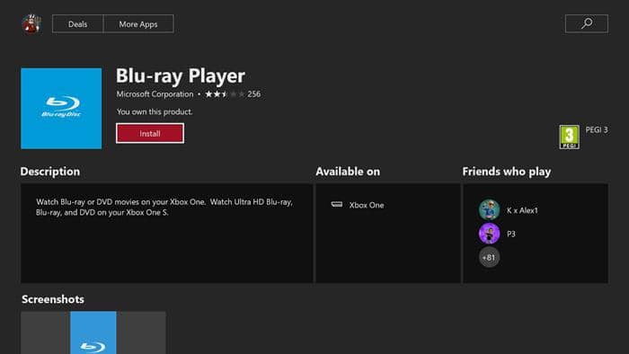 xbox one dvd abspielen