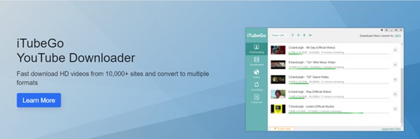 YouTube in MP4 iPhone konvertieren:iTubeGo