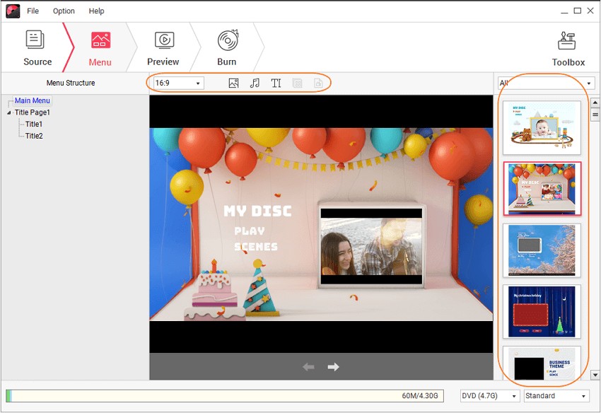 graver divx sur DVD avec Wondershare DVD Creator