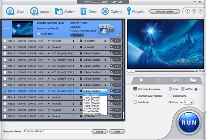 2. WinXDVD Ripper Platinum