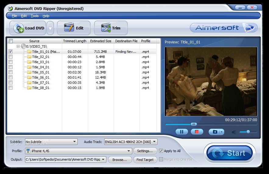 6. Aimersoft DVD Ripper