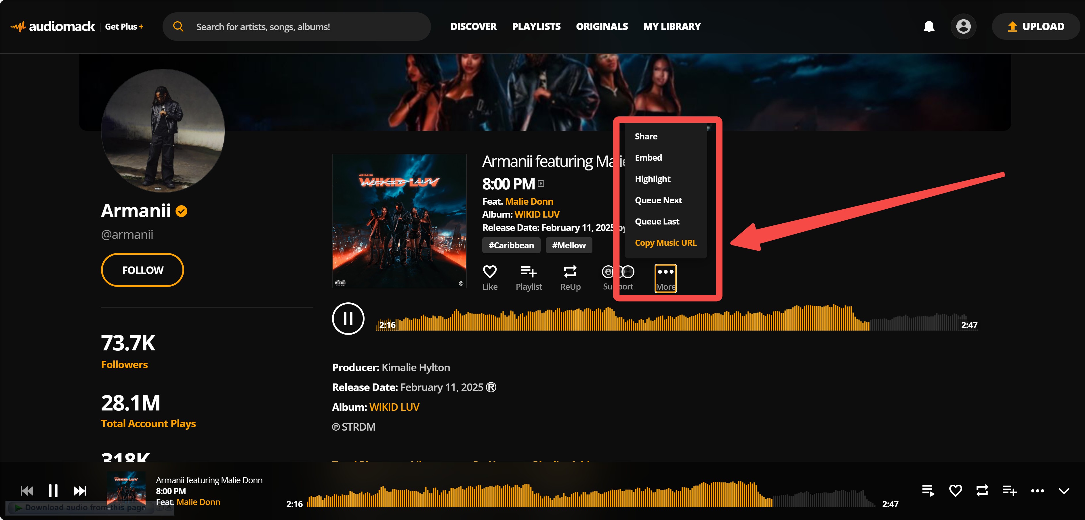 how to download audiomack music with locoloader