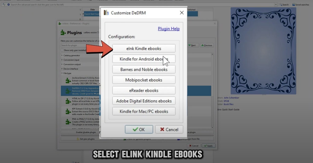 Comment supprimer DRM des livres Kindle avec calibre
