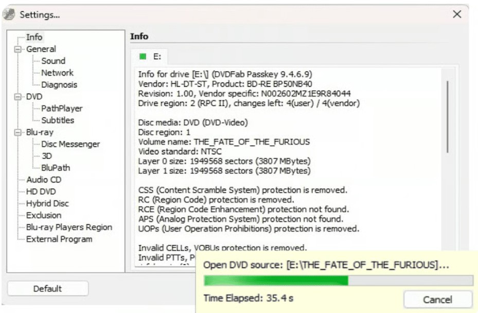 How to rip copyrighted DVD with Passkey for DVD