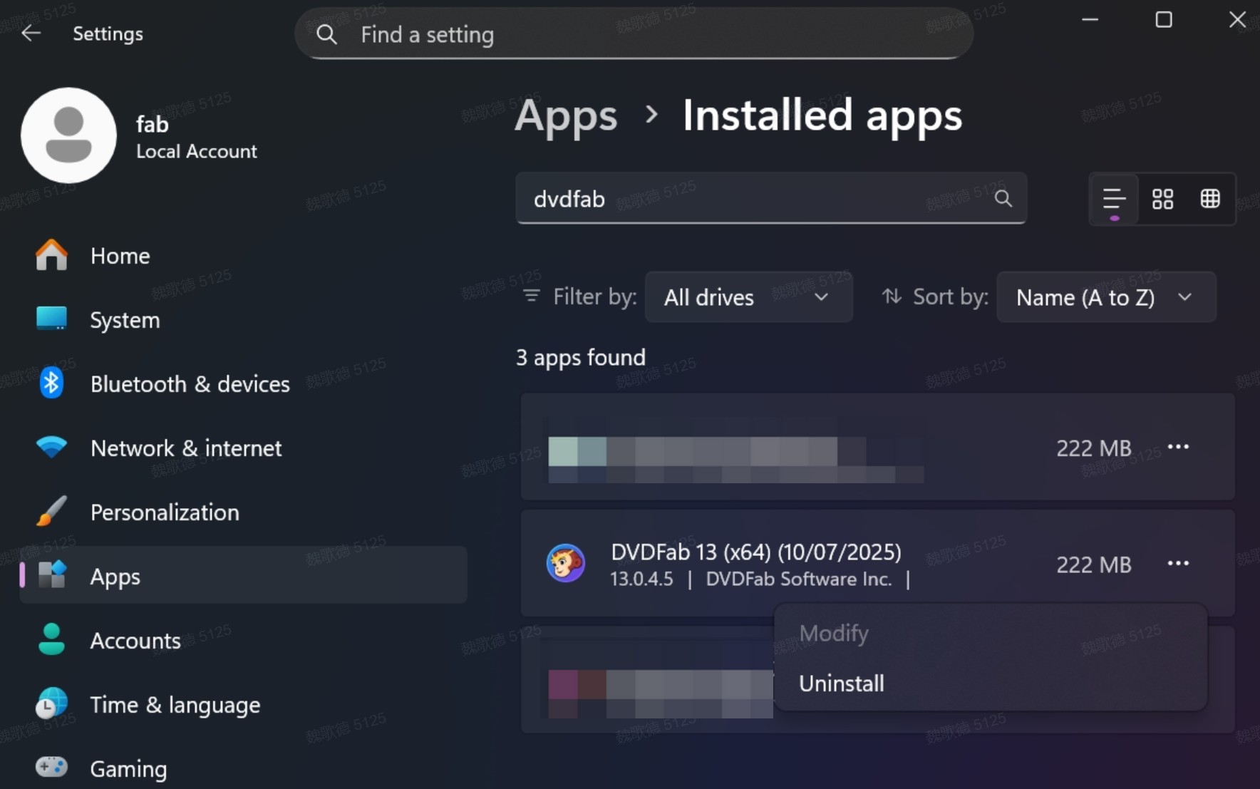 how to uninstall streamfab and DVDFab