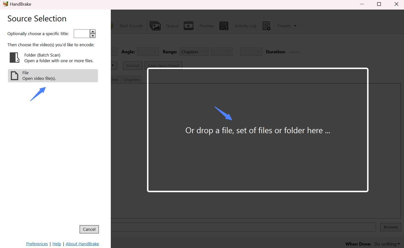 convertir DVD en MP4 avec HandBrake