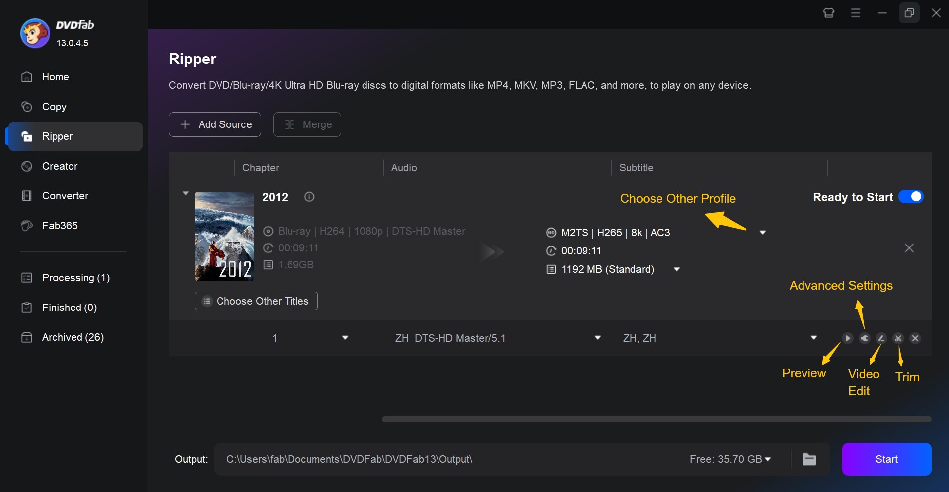 Rip DVDs to Facebook with DVDFab DVD Ripper
