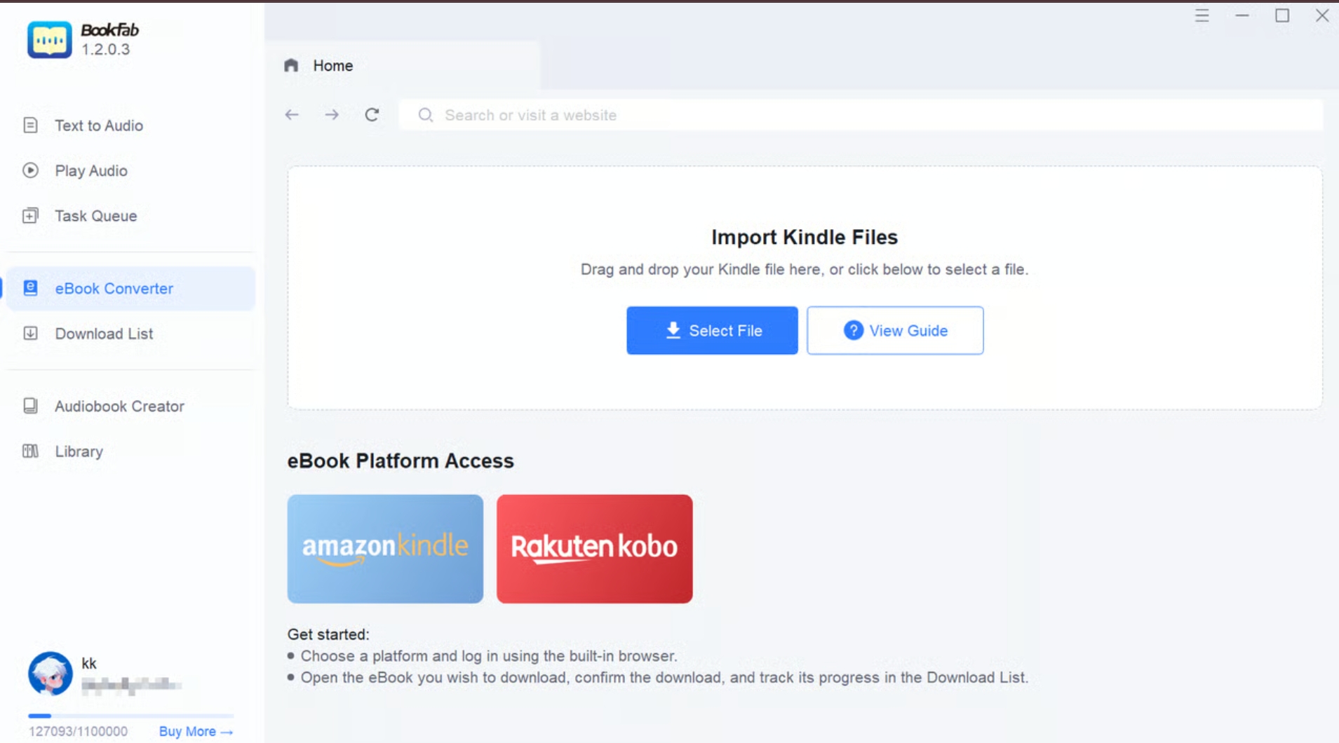 Transfer Kindle books
