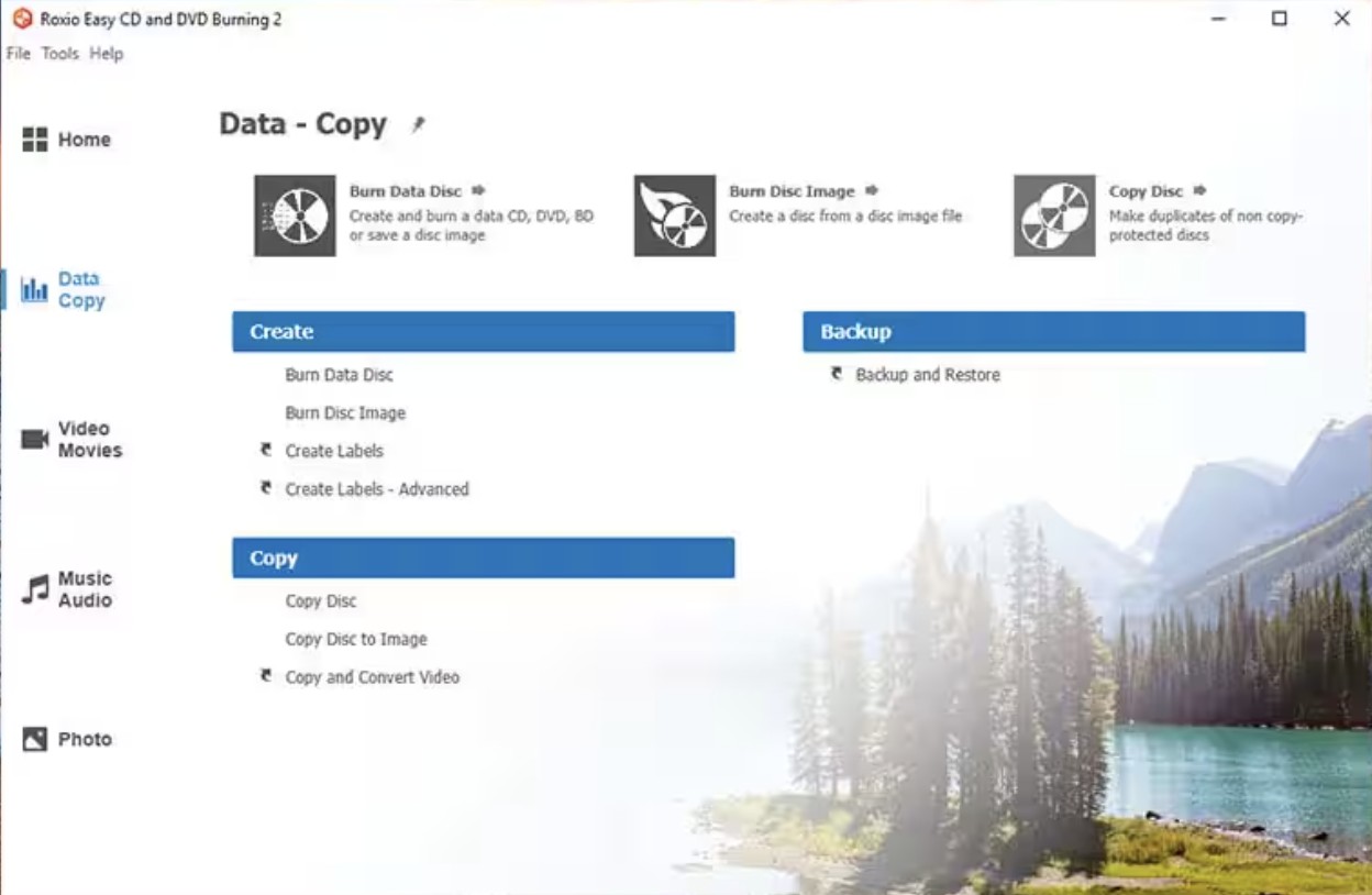 10. Roxio Easy CD & DVD Burning
