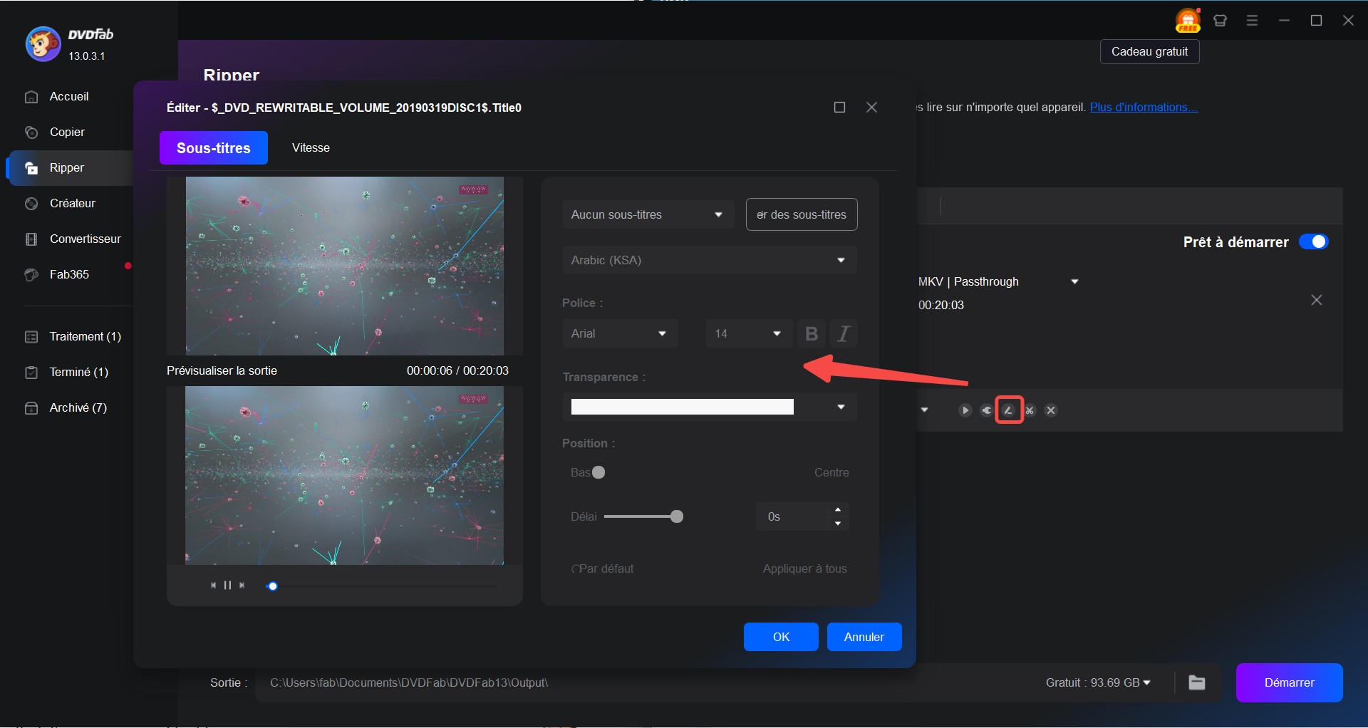 Utilisez DVDFAB UHD Ripper pour convertir les Blu-ray UHD en vidéos