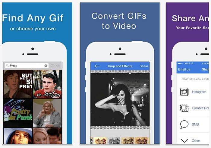 Gif to video converter app