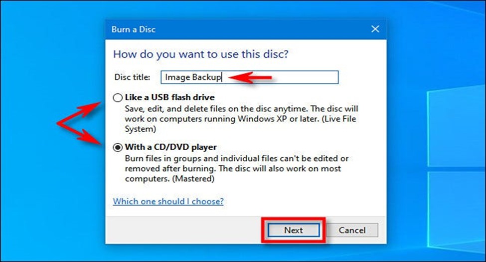 Comment graver un CD sous Windows 10 : b. Gravure avec un lecteur CD