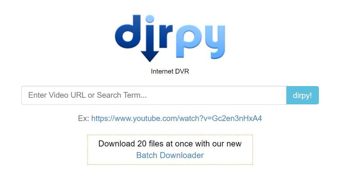 youtube mp3 dirpy