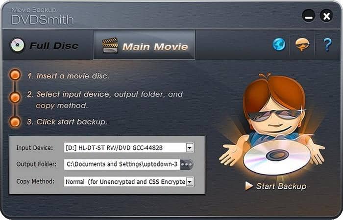 移除DVD副本保護：2.4 使用DVDSmith移除常規DVD副本保護