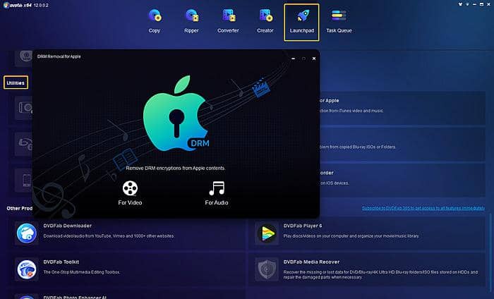 dvdfab itunes drm removal