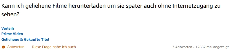 Kann ich geliehene Filme herunterladen?