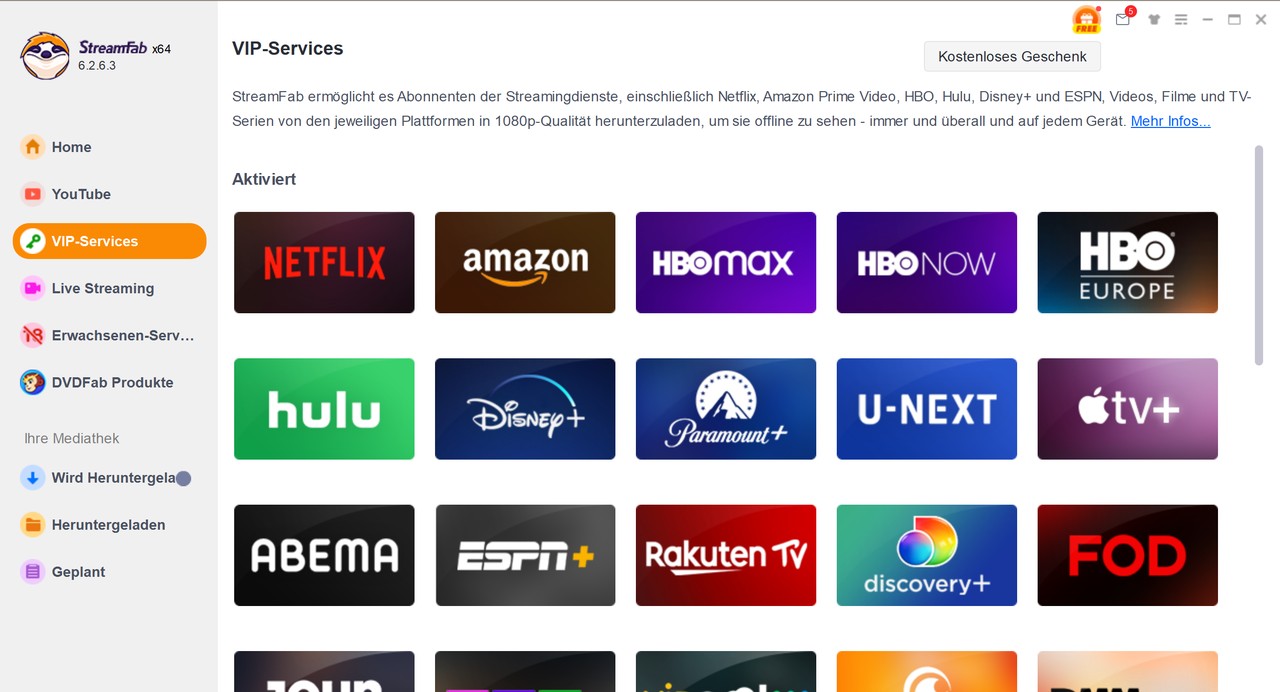 Download-Anleitung bei StreamFab