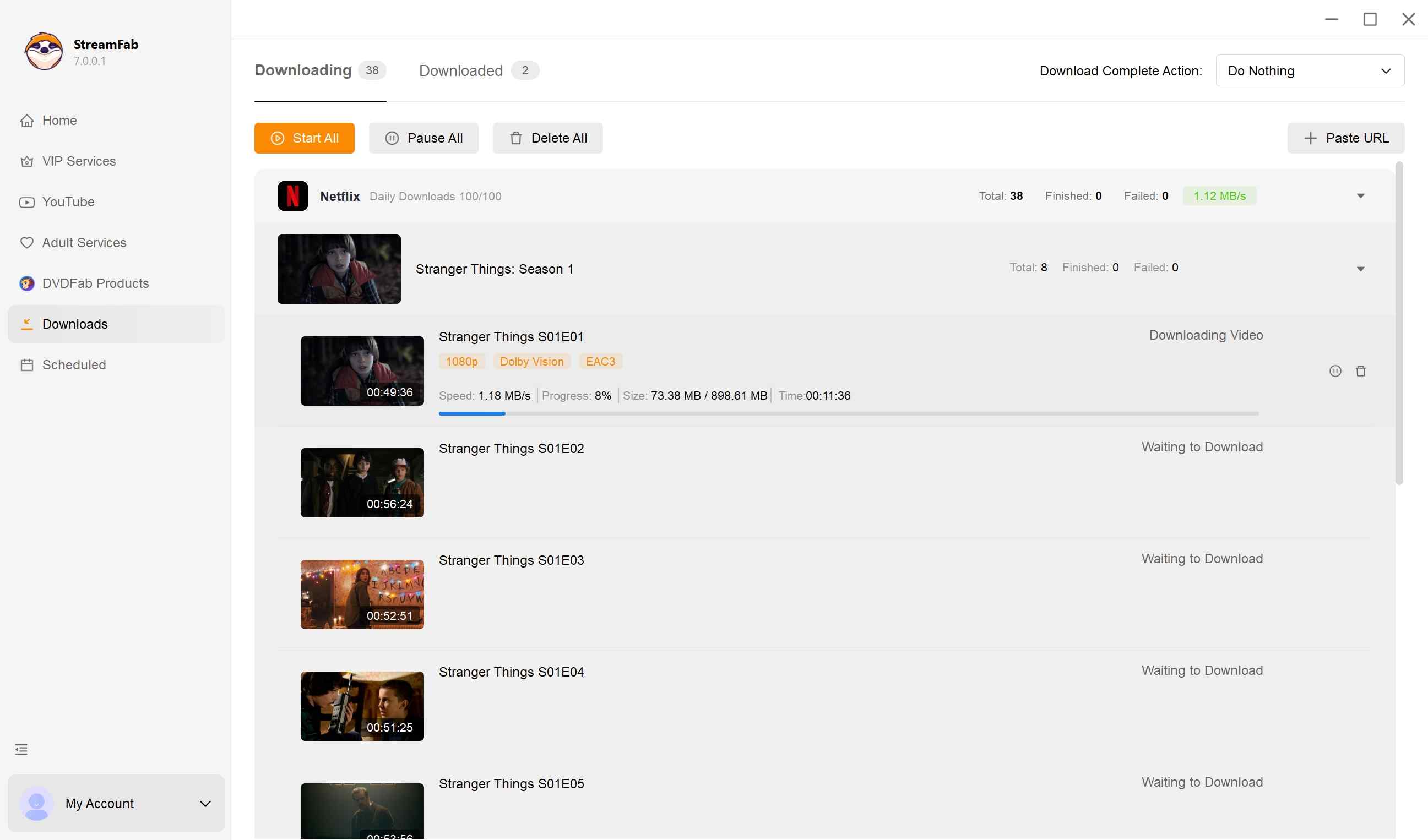 Schritte, um StreamFabs offizielles kostenloses Testangebot zu genießen