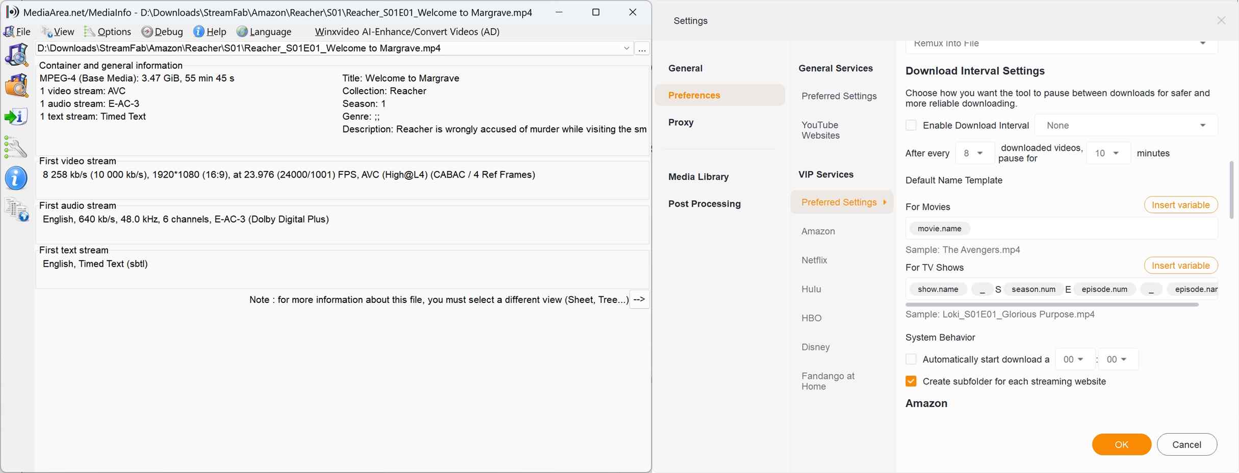 tunepat amazon video downloader review: the output quality and flexible settings of streamfab
