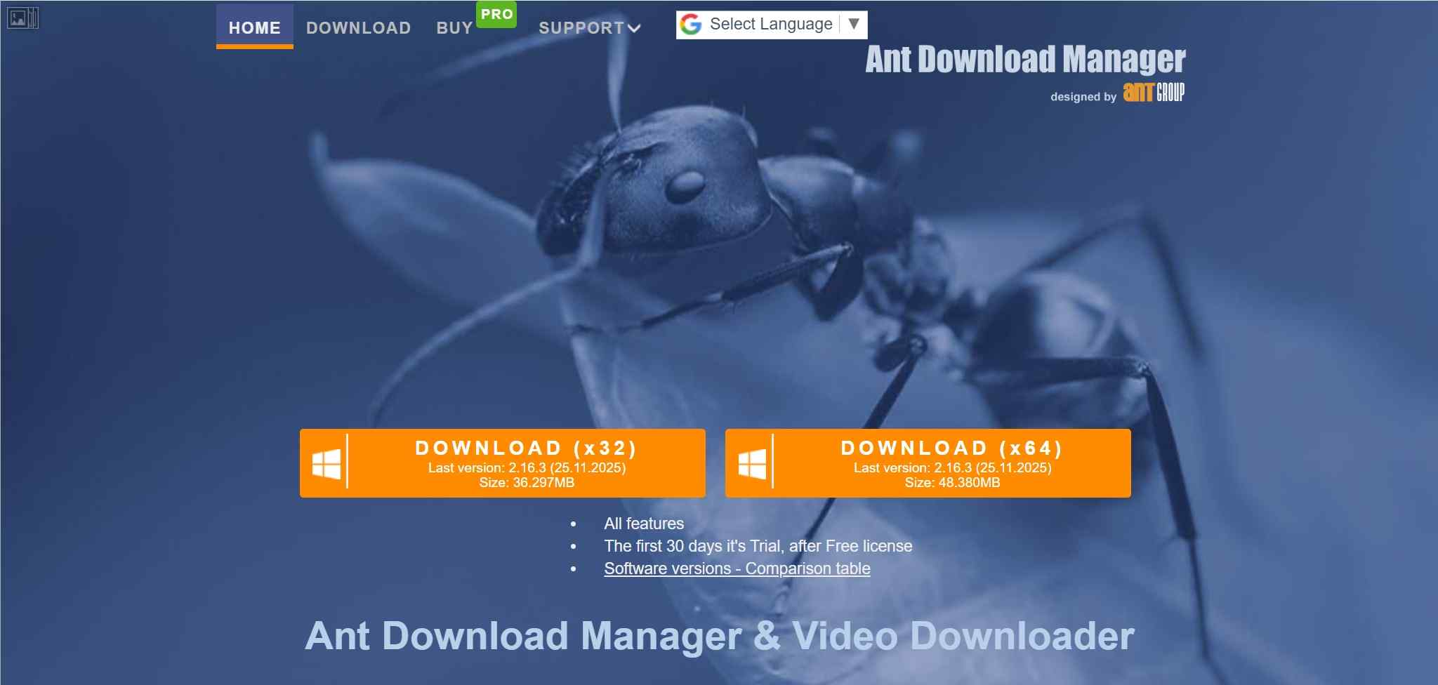 one of the top 4 Firefox & Chrome YouTube Video Download Extensions: ant download manager