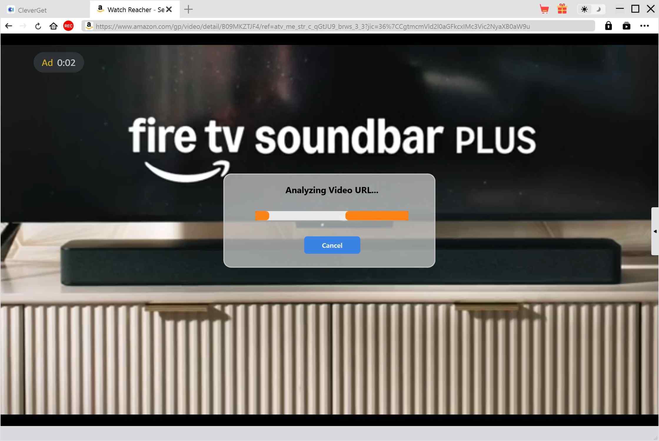 how to use cleverget amazon downloader: step 2