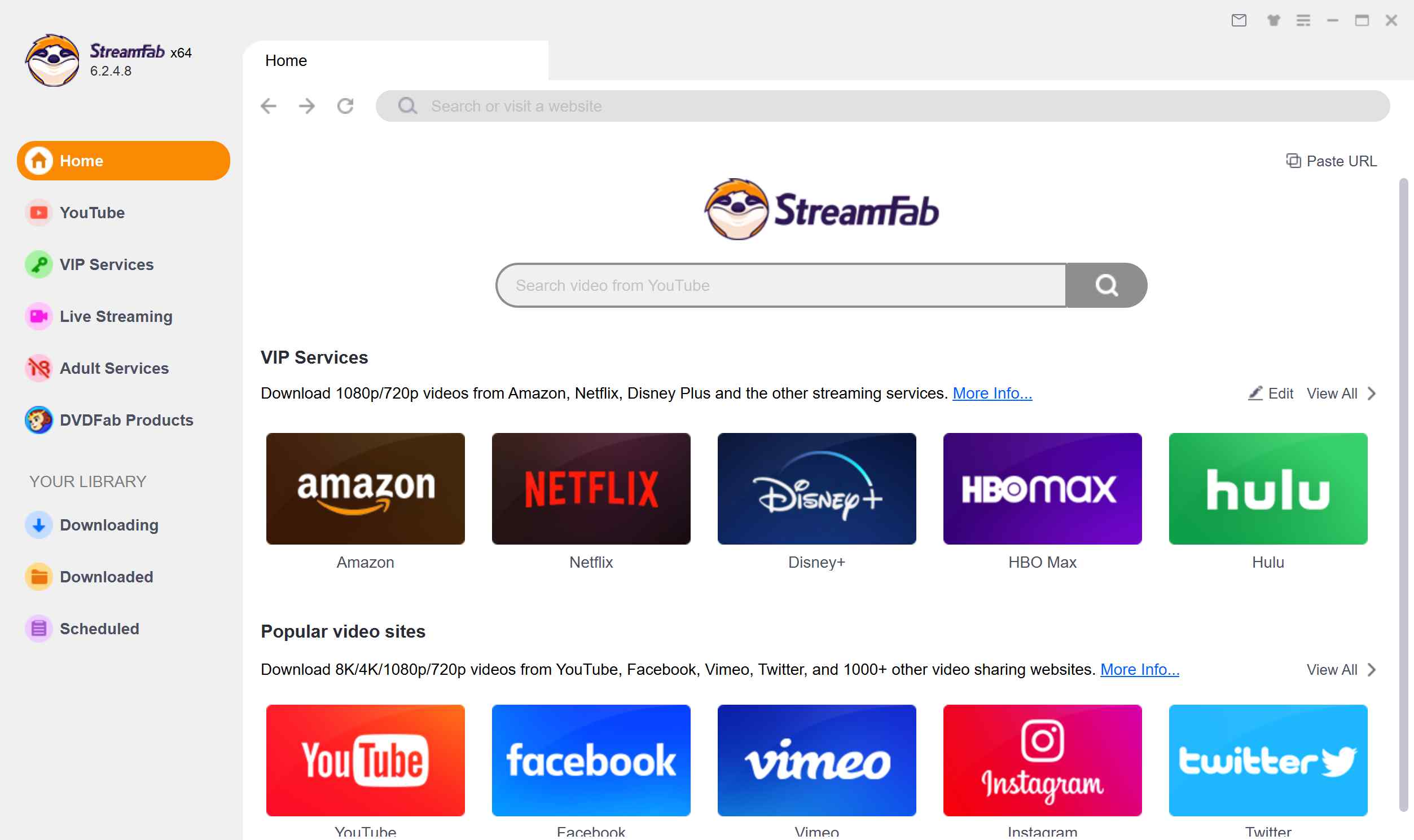 step 1 to download crunchyroll episodes on pc via streamfab