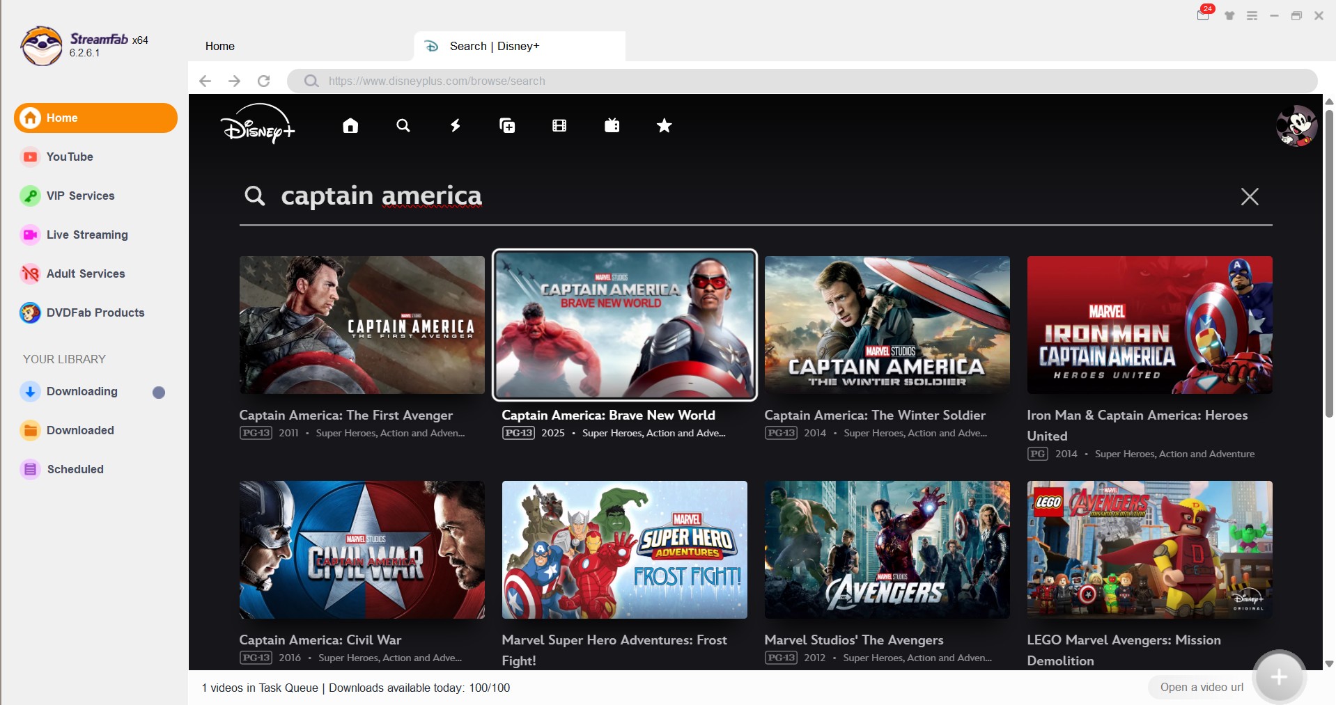 how to download Disney Plus movies on Mac with StreamFab Disney Plus Downloader