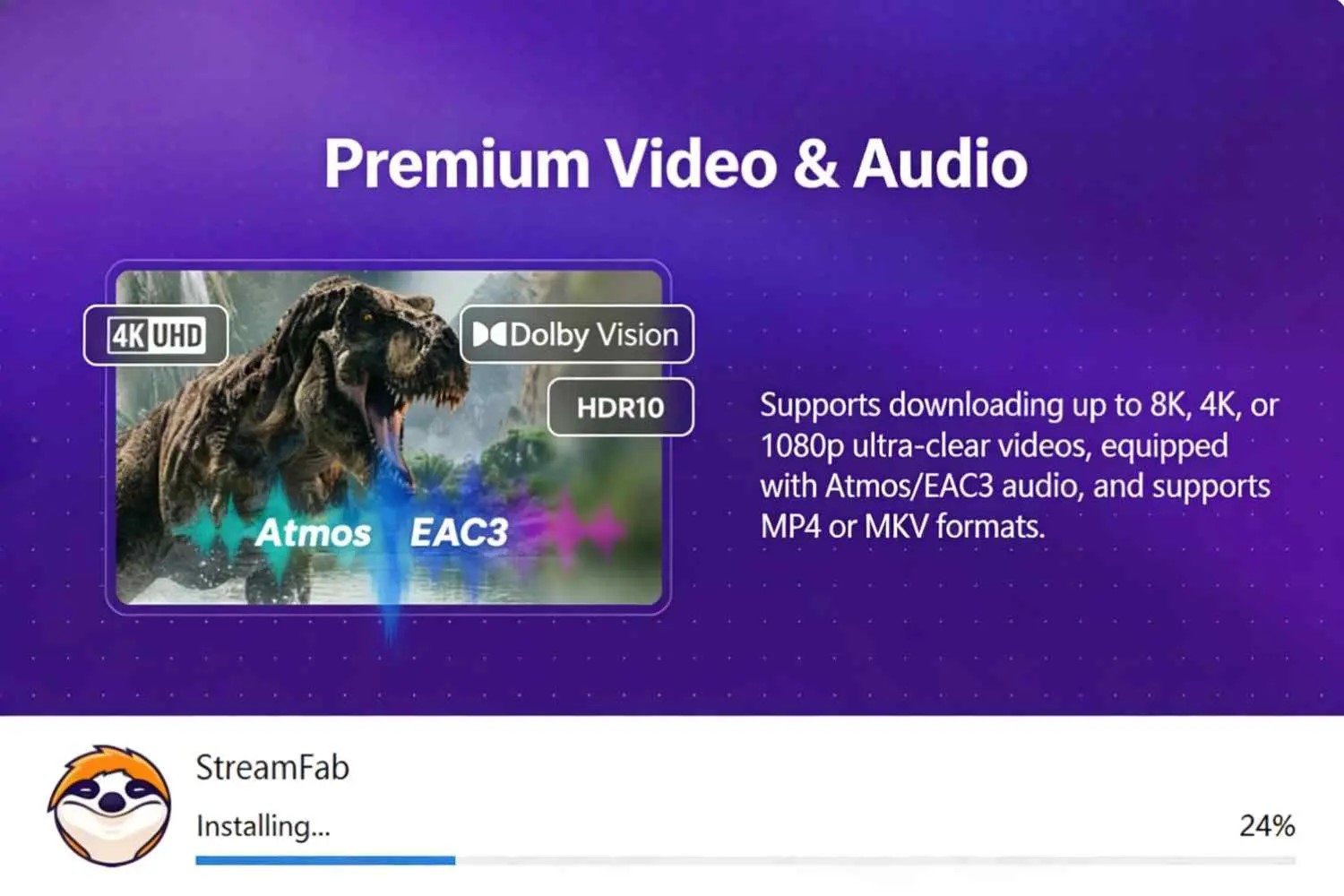 installation process starts