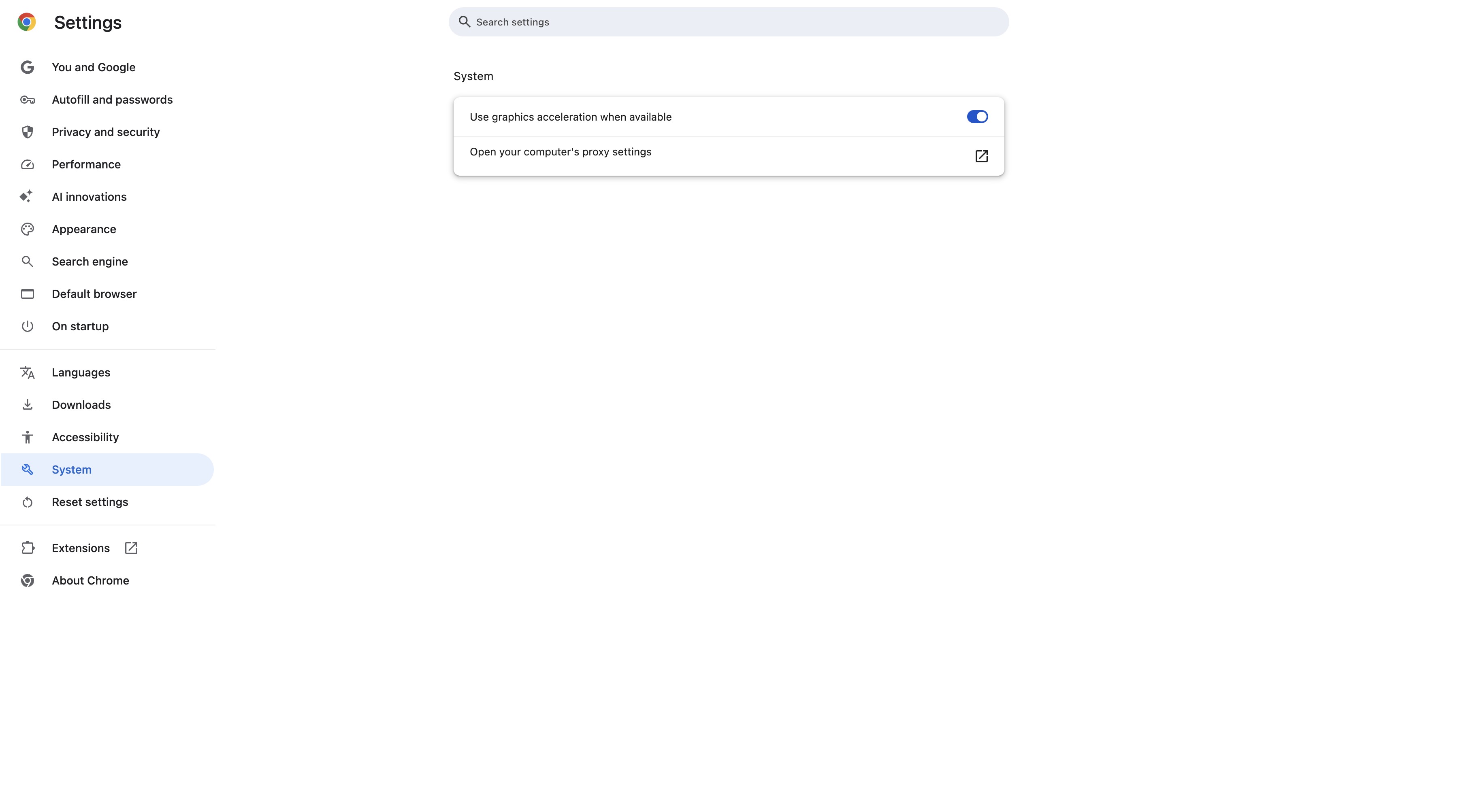 System Settings - Toggling Hardware Acceleration - Stabilizing GPU Rendering