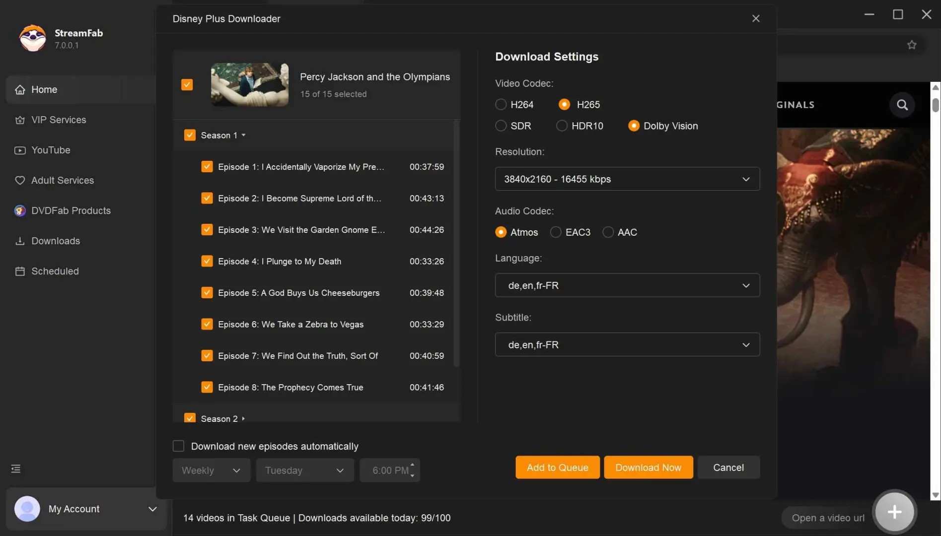 cannot use anystream old version: choose streamfab