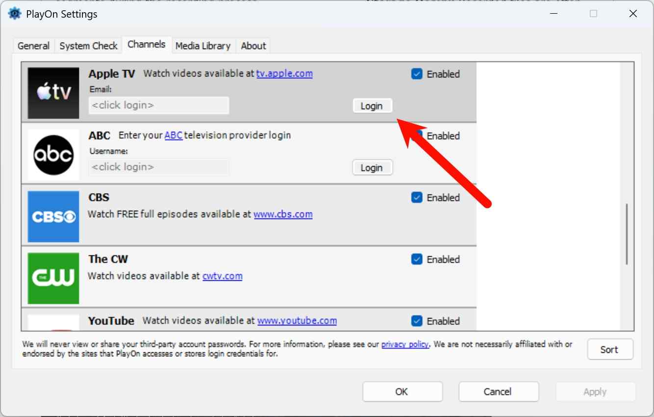 how to rip apple tv movies via playon home: step 2