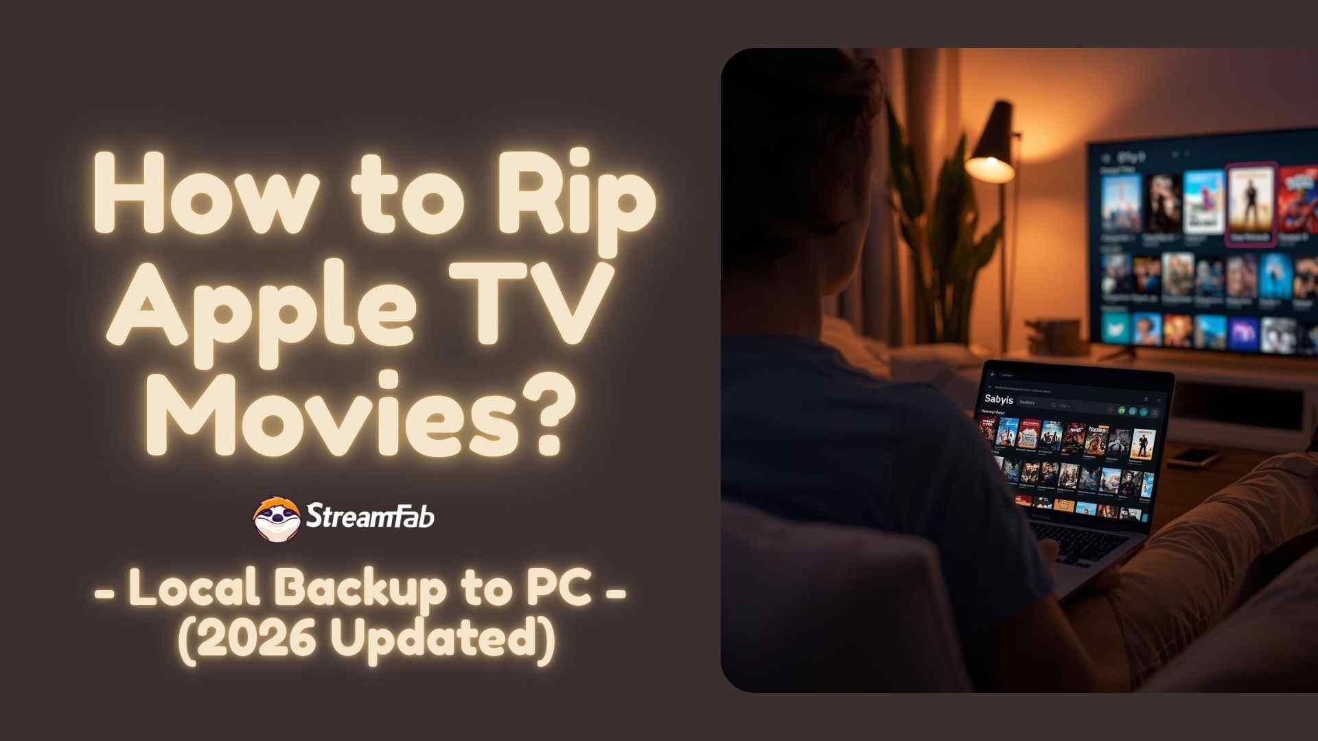 How to Rip Apple TV Movies for Local Backup to PC (2026 Updated)