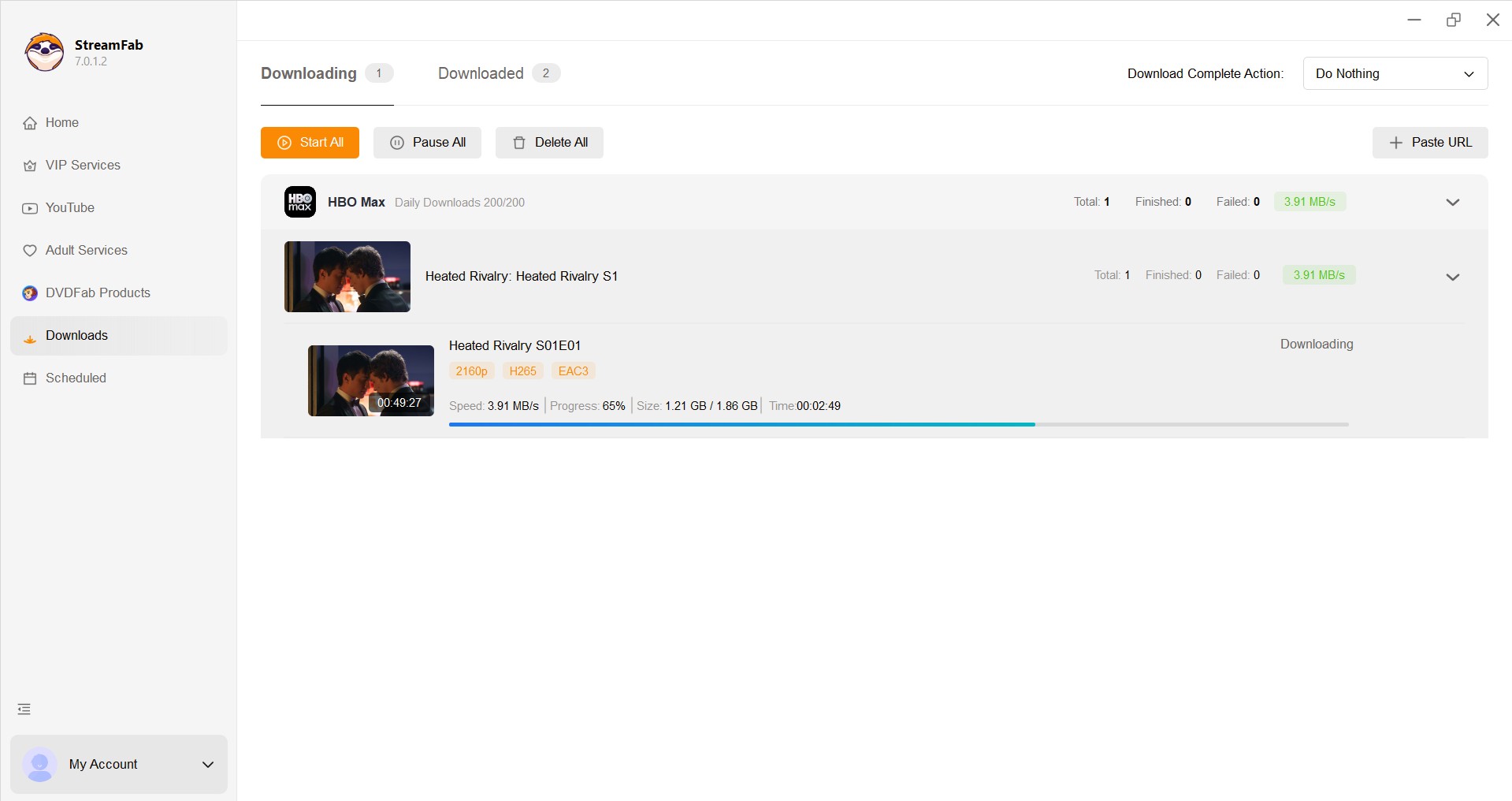 rip hbo max video: streamfab