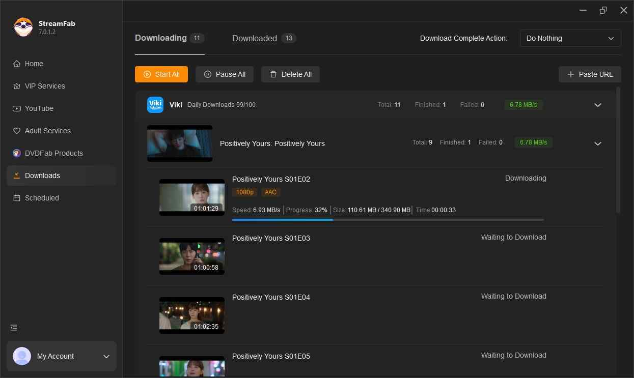 rip viki videos with streamfab
